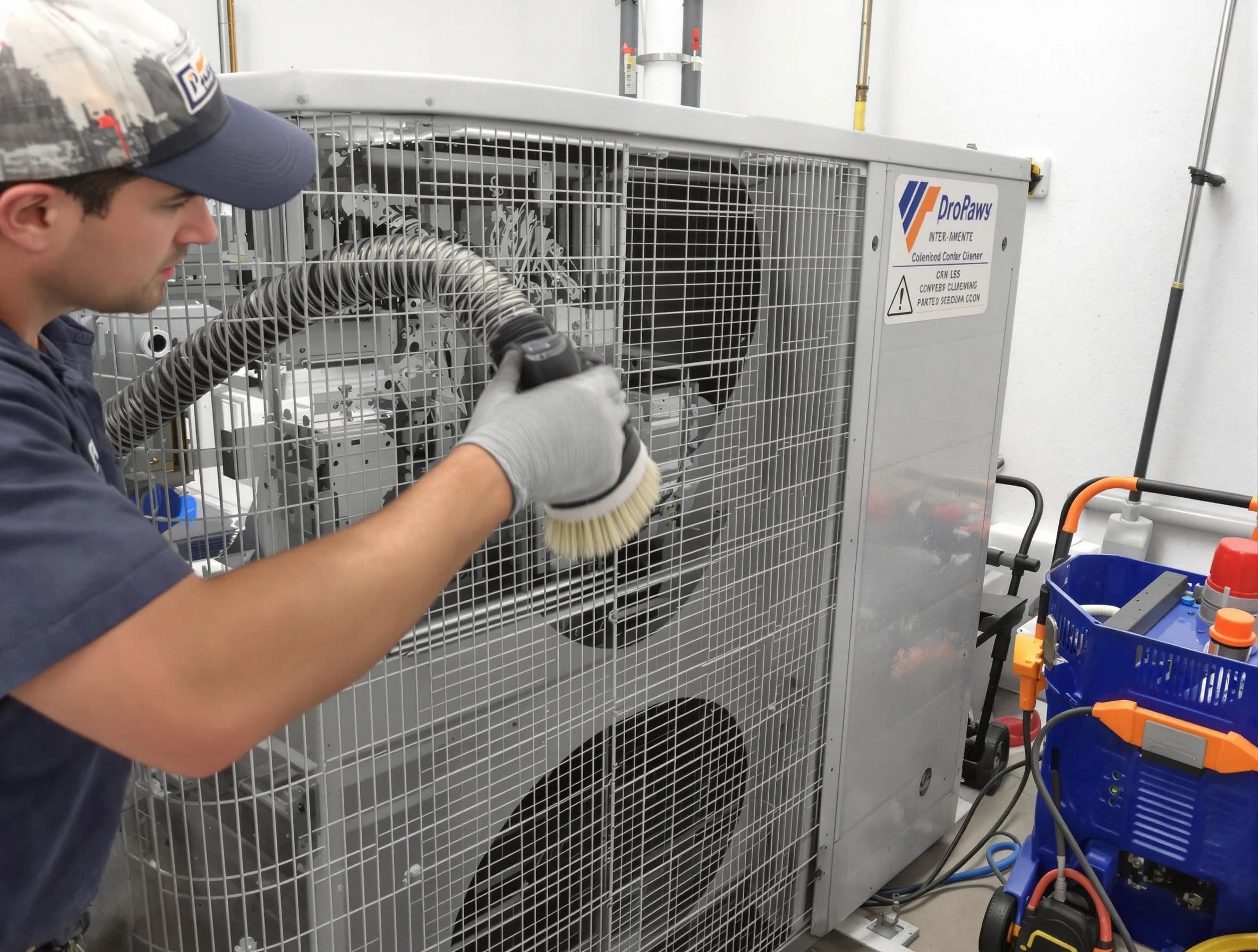 Mesa Air Duct Cleaning specialist performing precision AC coil cleaning for improved system performance in Mesa