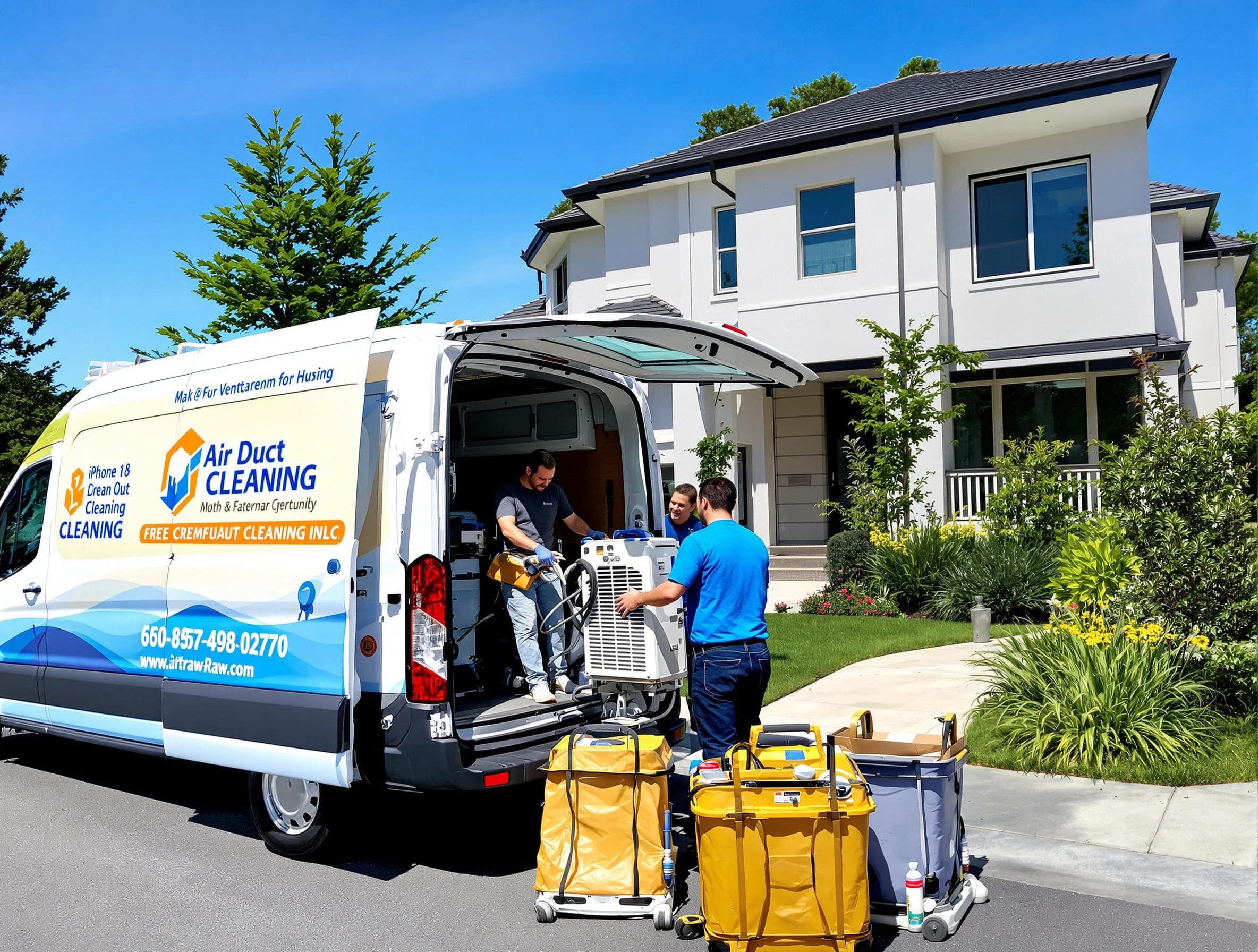 Mesa Air Duct Cleaning technician performing professional air duct cleaning in Mesa
