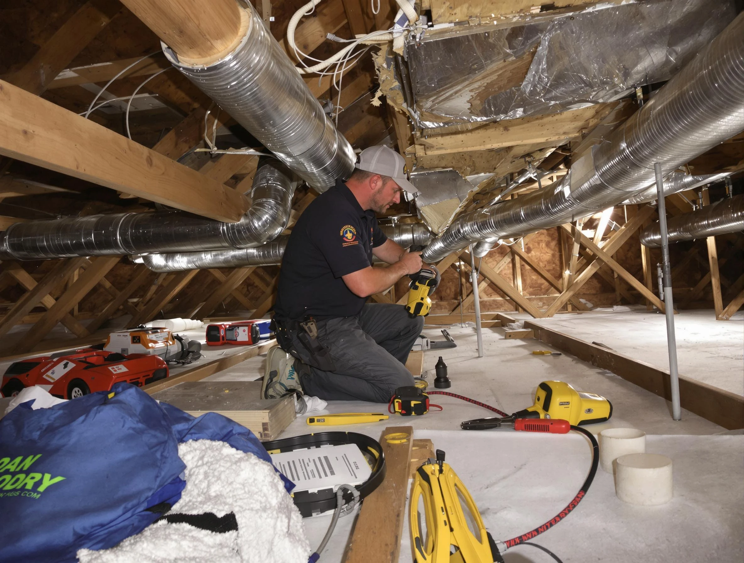 Professional air duct repair by Mesa Air Duct Cleaning in Mesa