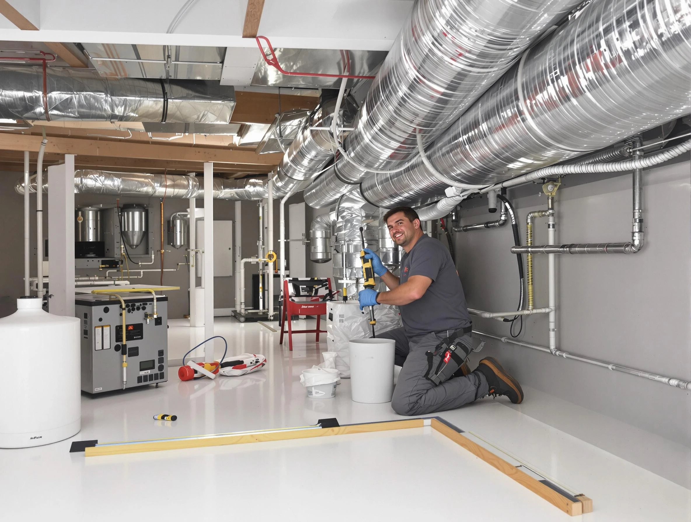 Professional duct sealing service by Mesa Air Duct Cleaning in Mesa