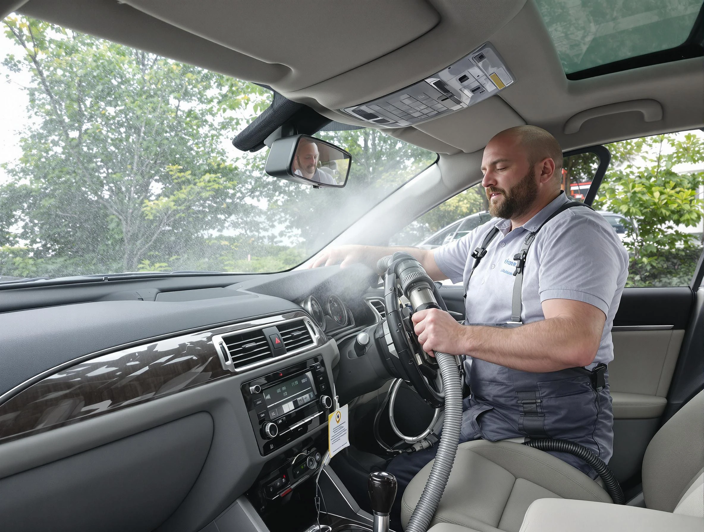 Mesa Air Duct Cleaning specialist performing professional car duct cleaning in Mesa