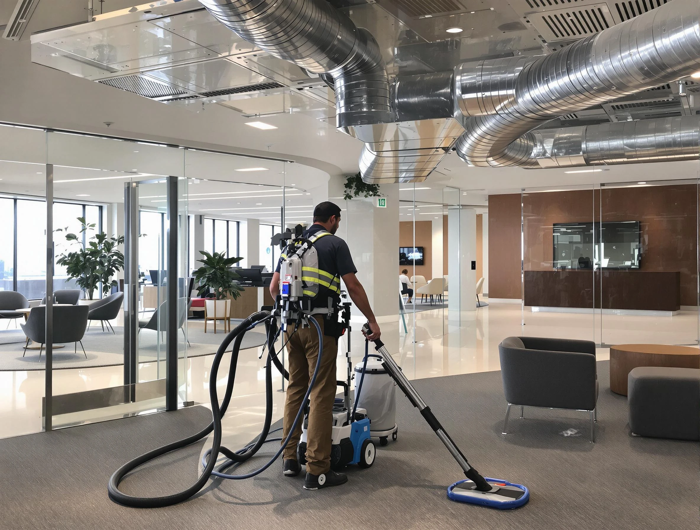 Commercial duct cleaning service by Mesa Air Duct Cleaning in Mesa
